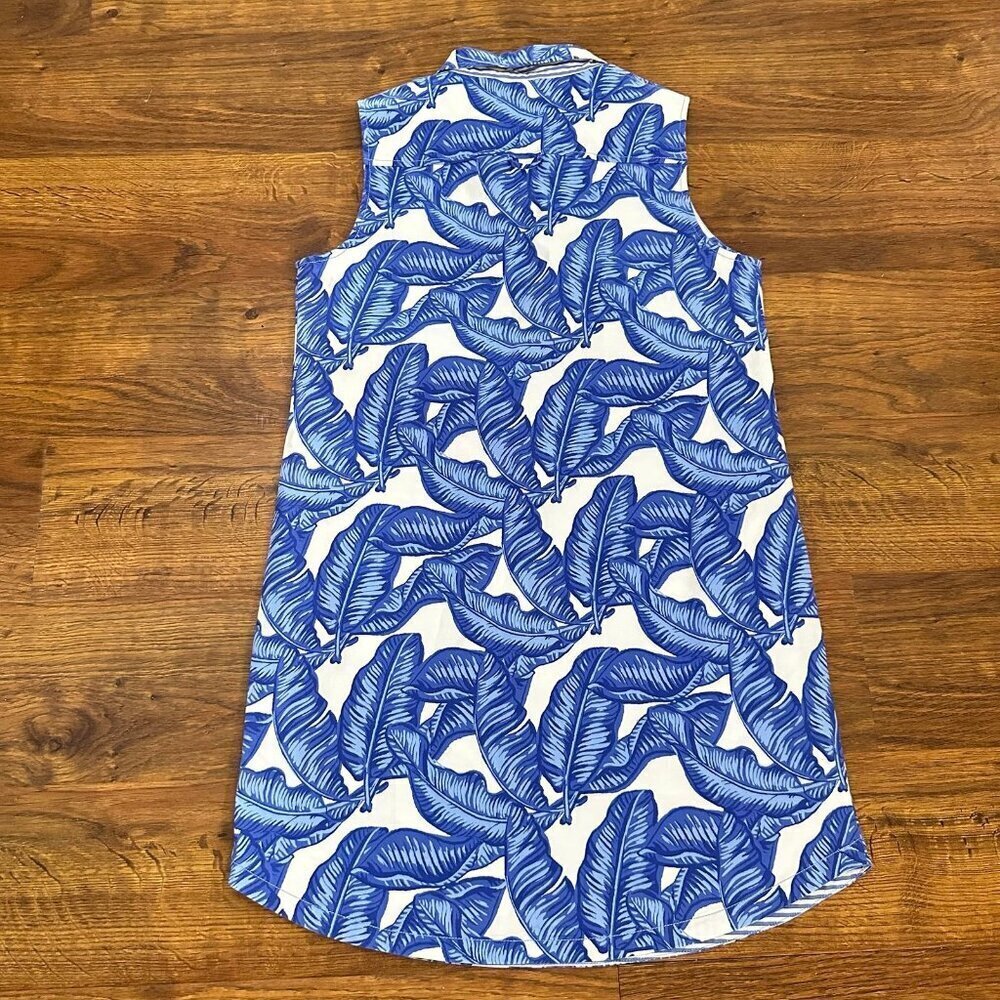 NWT Vineyard Vines banana leaf shirtdress - Picture 3 of 7
